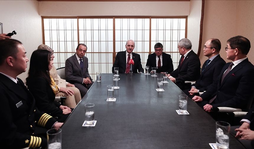 TBMM Başkanı Kurtulmuş, Japon Arama Kurtarma Ekibiyle Görüştü