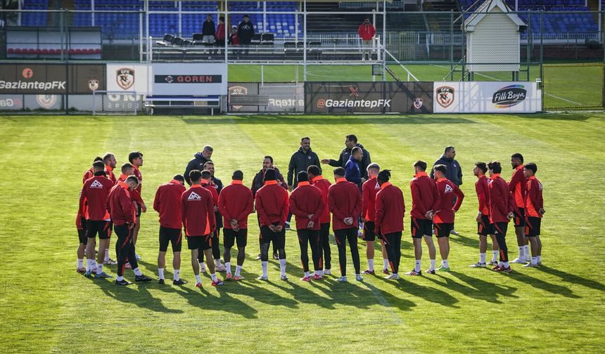 Gaziantep FK, Konyaspor maçı hazırlıklarını sürdürdü