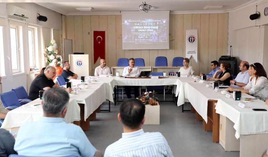 GAÜN’de Yükseköğretimde Yapay Zeka Çalıştayı gerçekleştirildi