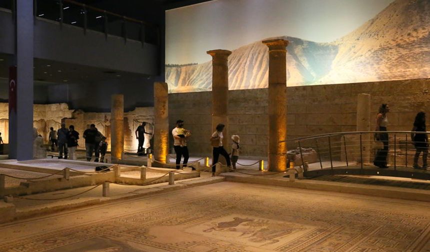 Zeugma Mozaik Müzesi'nde Kurban Bayramı hareketliliği