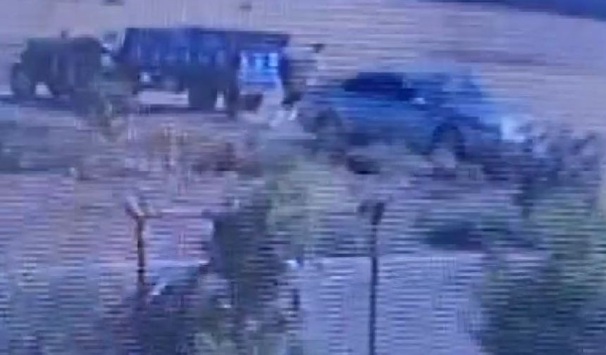 Traktör kazasının görüntüleri ortaya çıktı