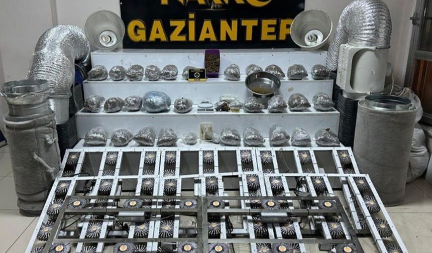 Gaziantep’te narkotik operasyonu: 3 Tutuklama