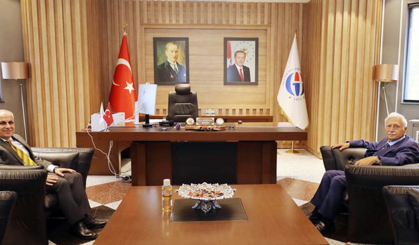 Vehbi Dinçerler'den GAÜN Rektörüne ziyaret