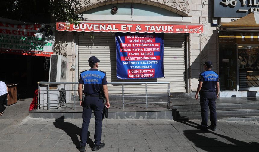 Şahinbey’de Hileli Ürün Satan İşletmeler Kapatıldı