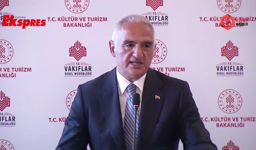 Bakan Ersoy, Gaziantep'te tarihi yapıların açılışına katıldı