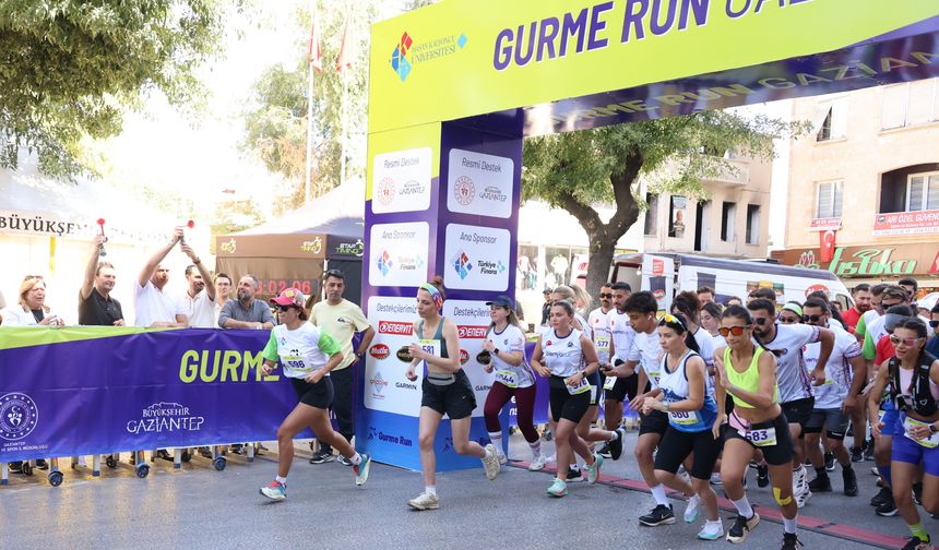 Gurme Run Gaziantep’te gerçekleşti