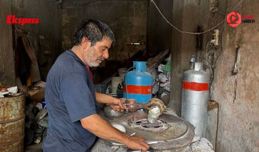 Gaziantep’te yarım asrı aşan kalay tutkusu