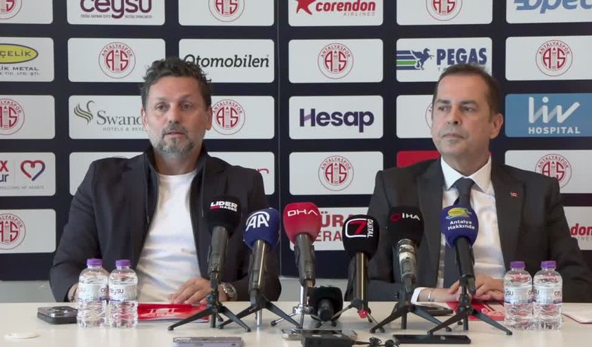 Antalyaspor, teknik direktör Erol Bulut ile sözleşme imzaladı