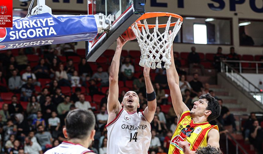 Gaziantep Basketbol, Göztepe karşısında şov yaptı