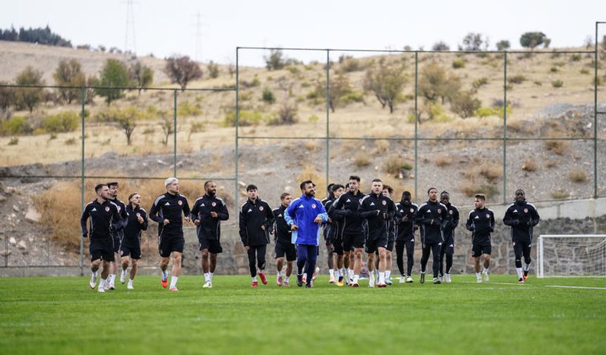Gaziantep FK, Antalyaspor maçının hazırlıklarına devam etti