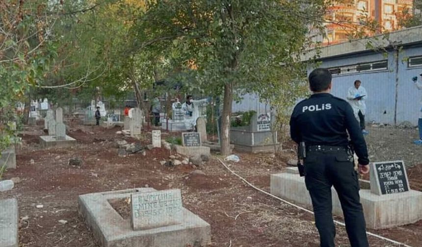 Mezarlıkta bebek cesedi bulundu