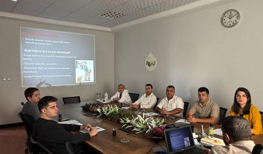NTO personeline iş güvenliği eğitimi