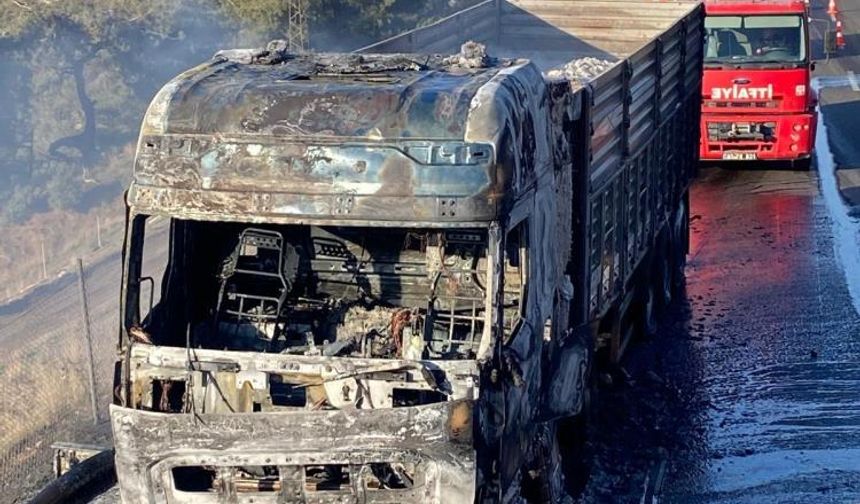 Osmaniye Oto yolunda tır yangını