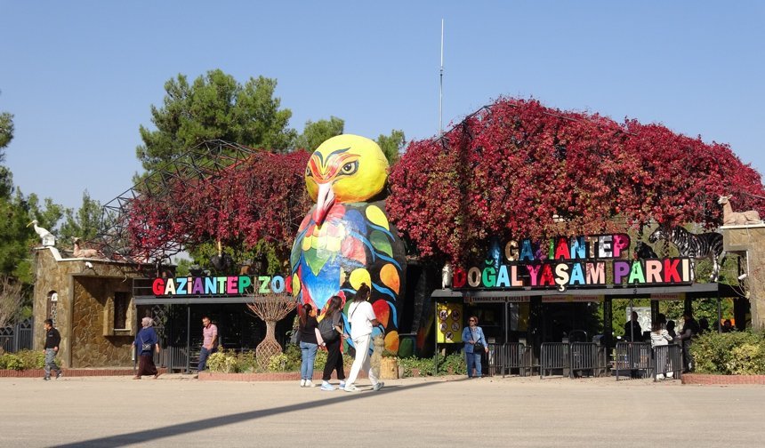Gaziantep Hayvanat Bahçesi’ni 3 ayda 1,5 milyonu kişi ziyaret etti