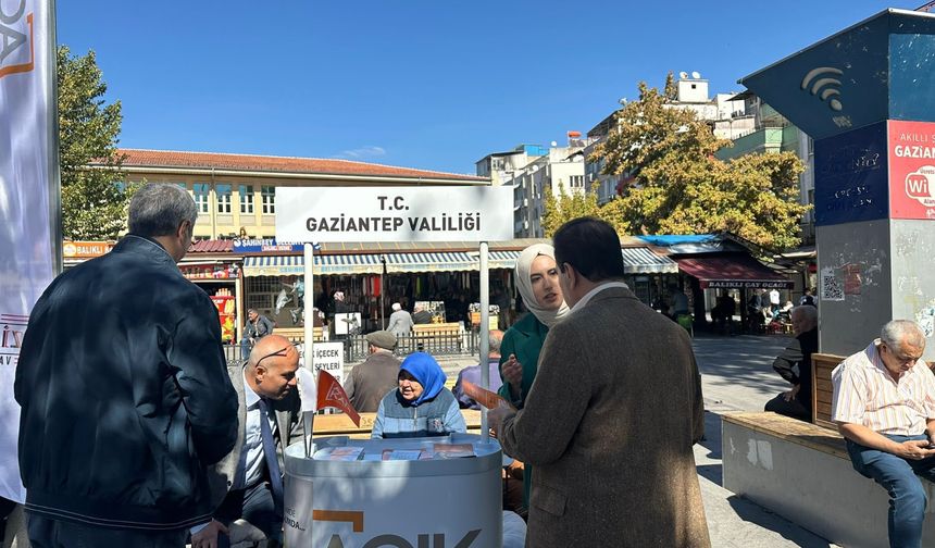 Gaziantep’te vatandaşlara Açık Kapı Projesi tanıtıldı