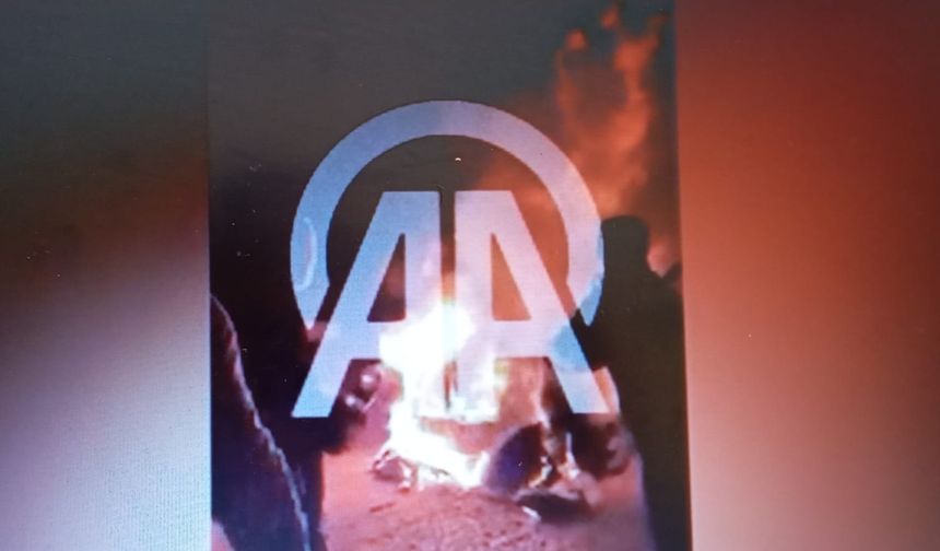 Gaziantep’te yanan araçtan 5 kişilik aileyi cezaevi personeli çıkardı