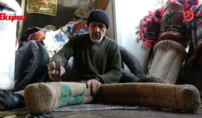 Yarım asırlık semer ustası zamana meydan okuyor