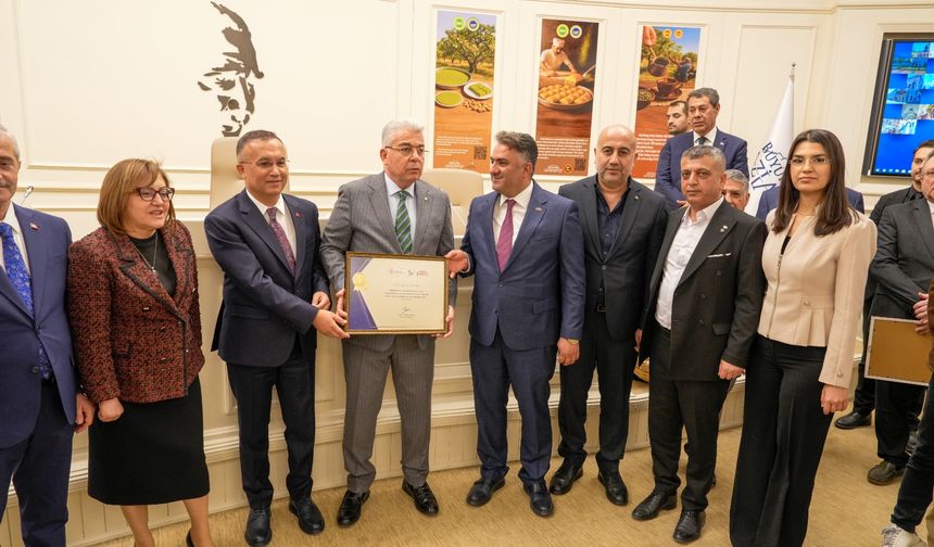 Nizip Ticaret Odası'na Coğrafi işaret ödülü