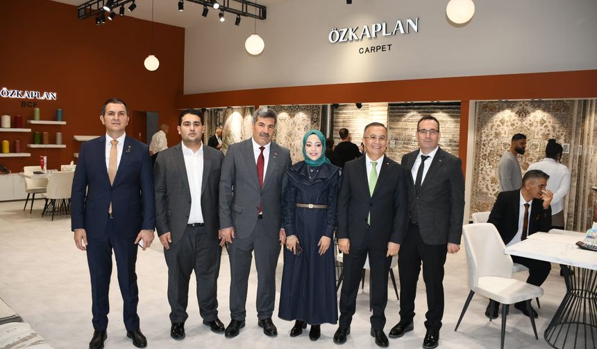 Çeber: Gaziantep halı sektörünü fuarla dünyaya tanıttı