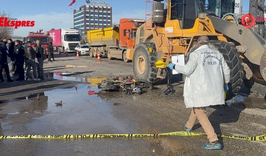 OSB’de korkunç kaza: Motosiklet sürücüsü hayatını kaybetti