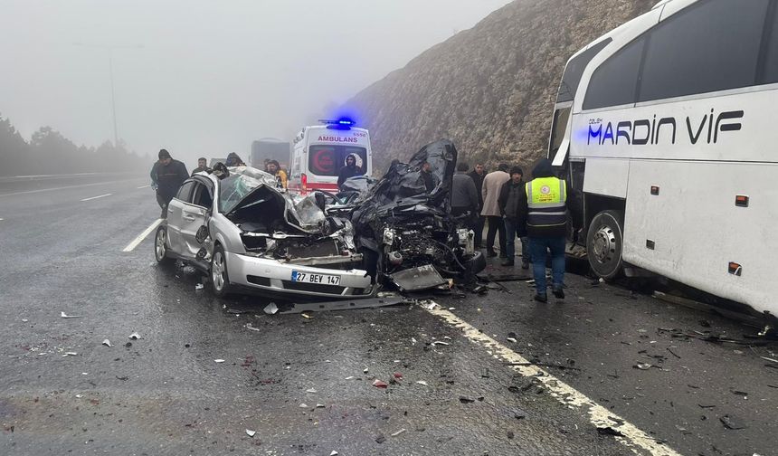 Gaziantep'te zincirleme kaza: Çok sayıda ölü ve yaralı var...