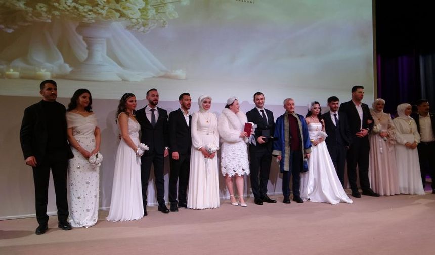 Gaziantep’te 14 Şubat’ta nikah rekoru kırıldı