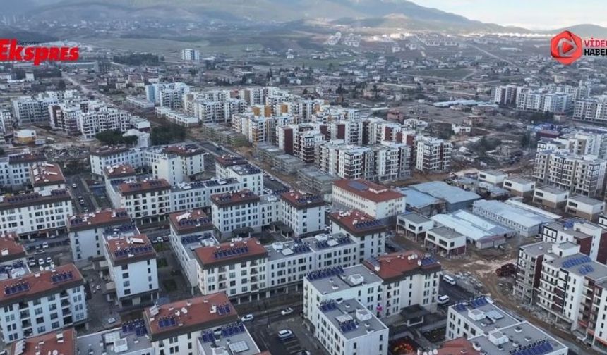 Gaziantep'te deprem konutlarında sona yaklaşıldı