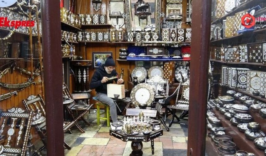 Gaziantep’te sedef kakma sanatı tehlikede