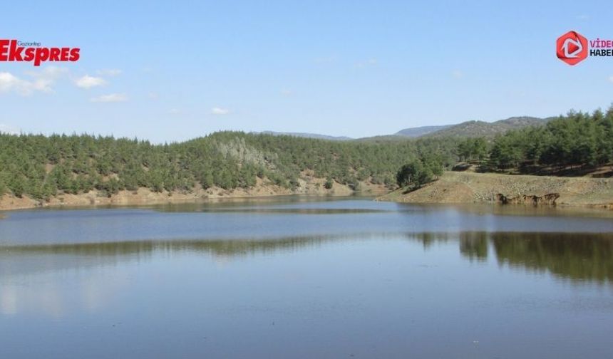 Yağışlar göletlere can suyu oldu