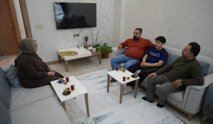 İslahiye’de depremzedeler yeni konutlarına yerleşti