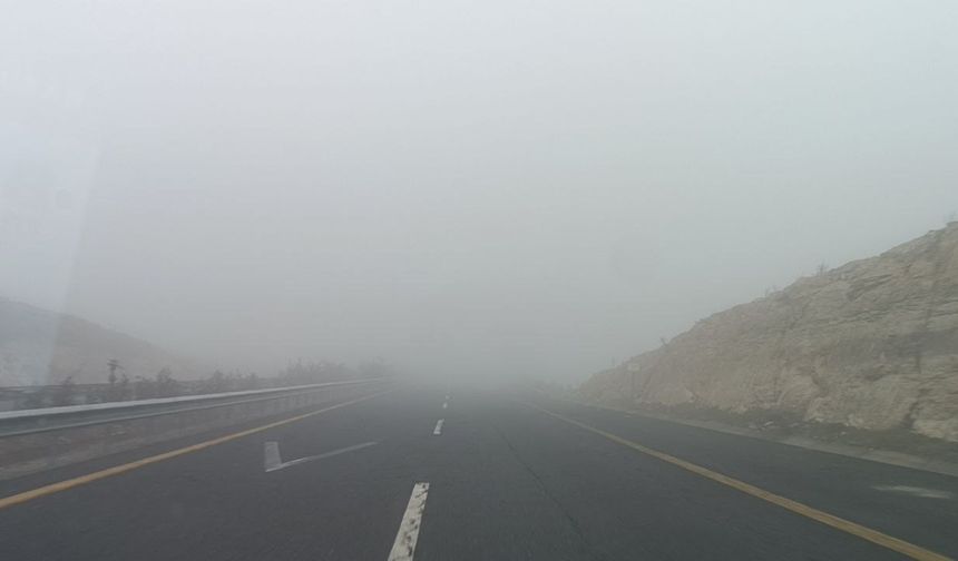 Gaziantep'te görüş mesafesi düştü