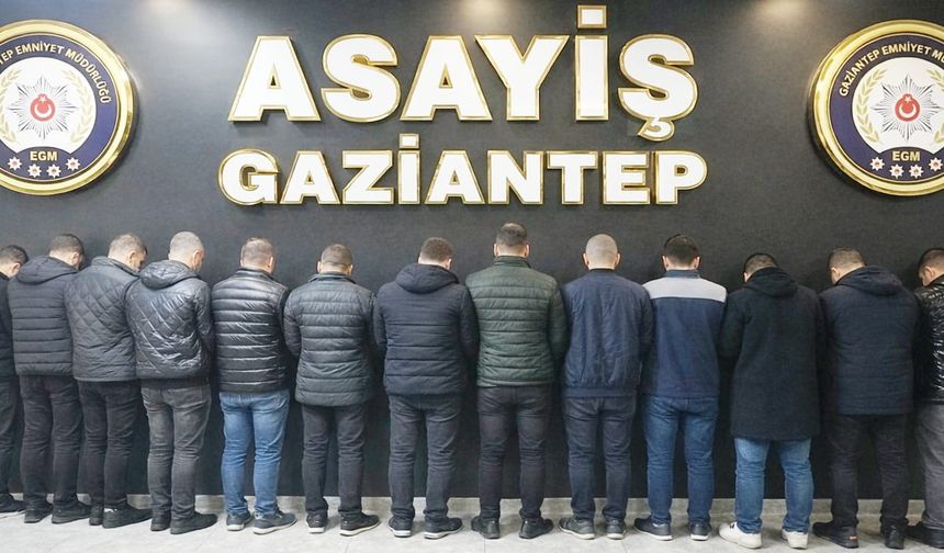 Valilik duyurdu: Gaziantep’te silahlı kavgada 16 şüpheli yakalandı