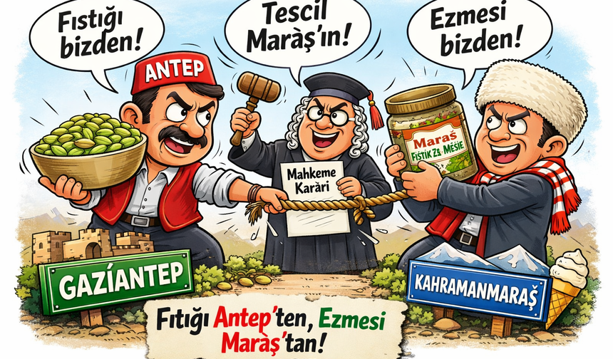 Fıtığı Antep’ten ezmesi Maraş’tan