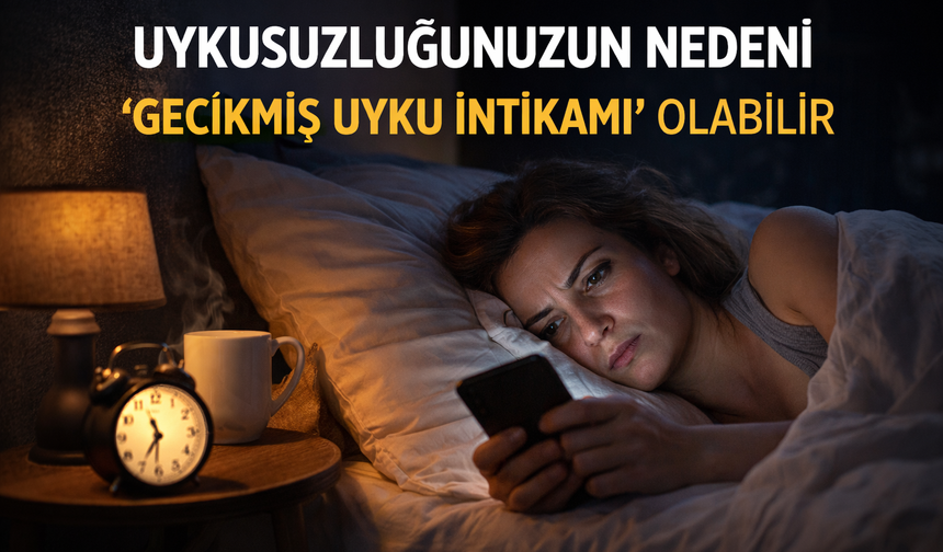 Uykusuzluğun psikolojik nedeni: “Gecikmiş Uyku İntikamı” olabilir
