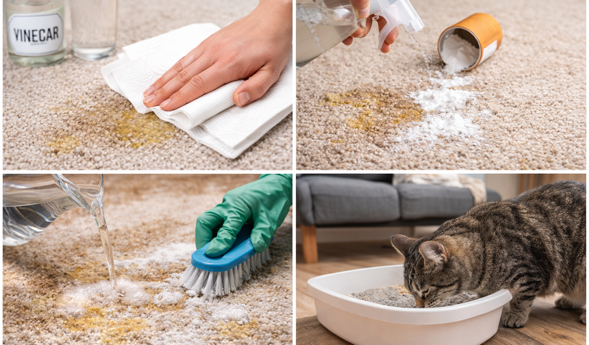 Evde Kedi İdrarı Kokusu Nasıl Giderilir?