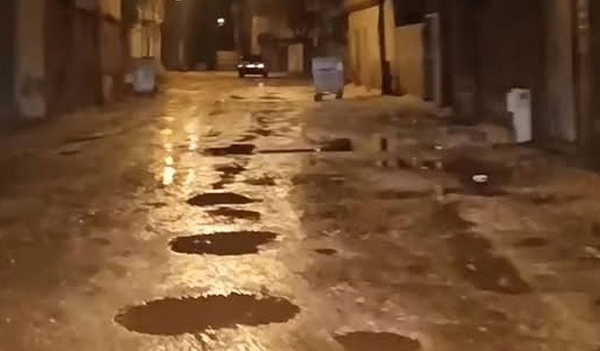 Araban’da sokaklar bataklığa döndü