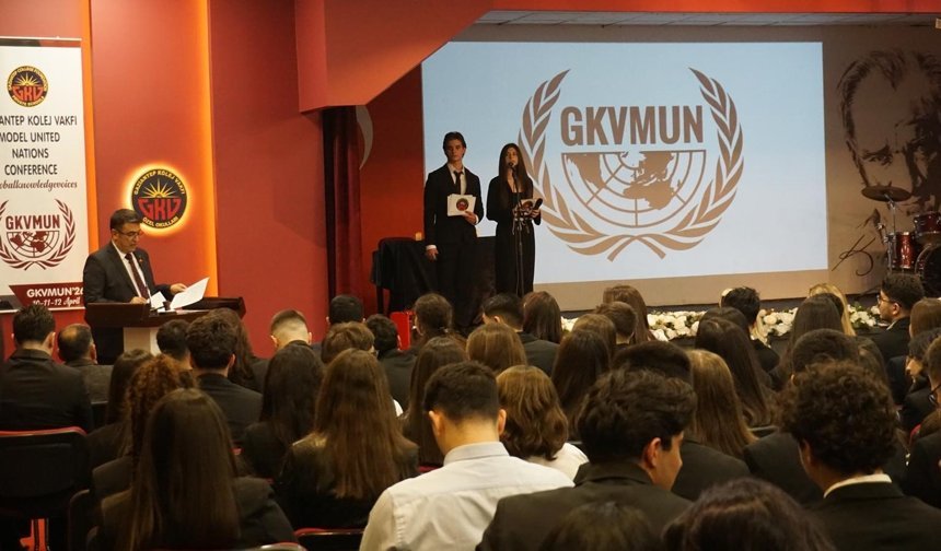 GKVMUN’26 Konferansı yoğun katılımla gerçekleşti