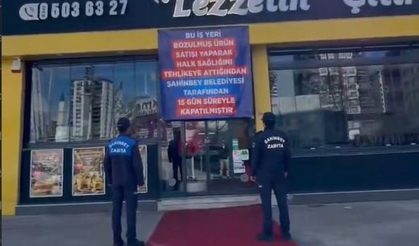 Halk sağlığını tehdit eden işletmeye ceza kesildi