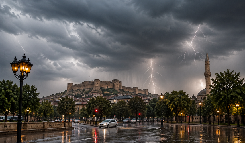 Gaziantep’te sağanak yağış alarmı!