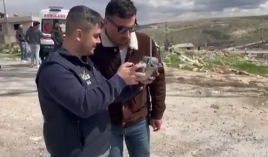 Polis intiharı drone ile engelledi