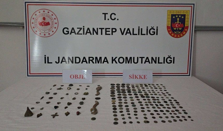 Gaziantep'te tarihi eser kaçakçısı yakalandı