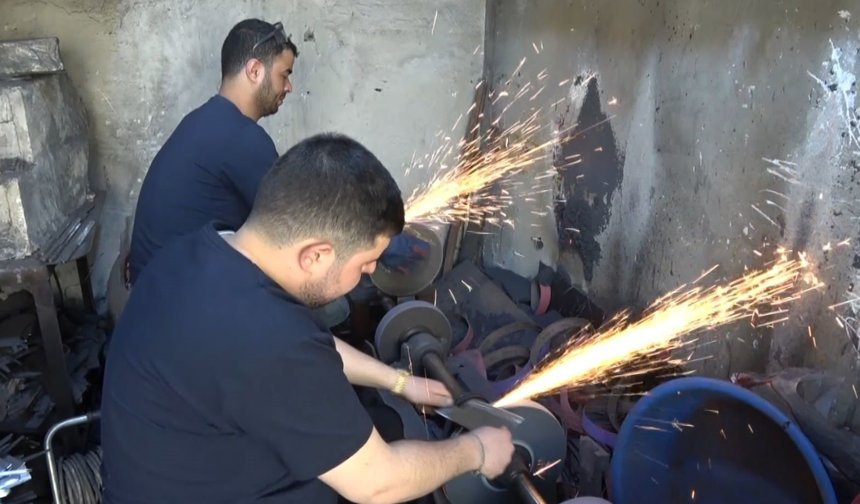 Bayram öncesi bıçakçılarda yoğun mesai