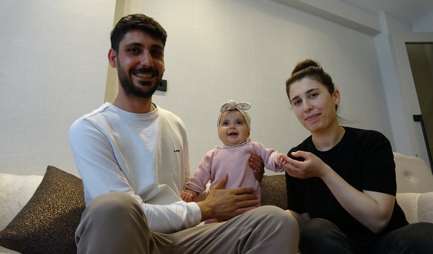 Evlilik kredisiyle kurulan yuva bebekle taçlandı