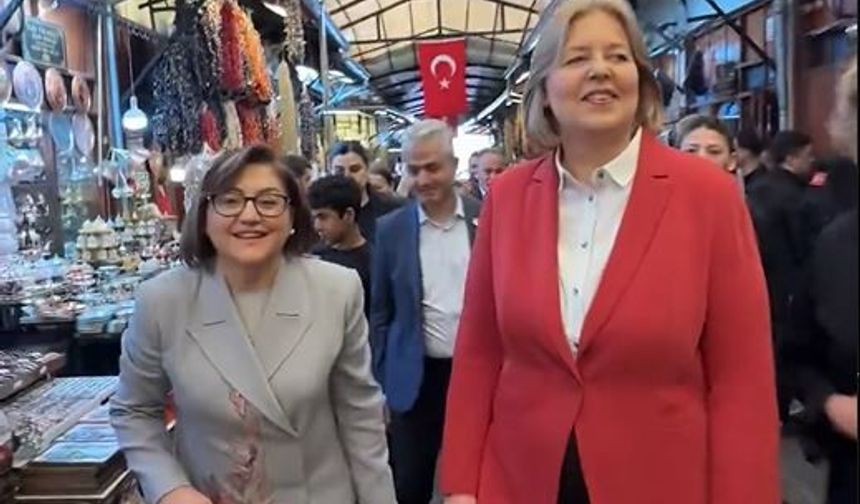 Fatma Şahin Alman Bakan Bärbel Bas'ı ağırladı
