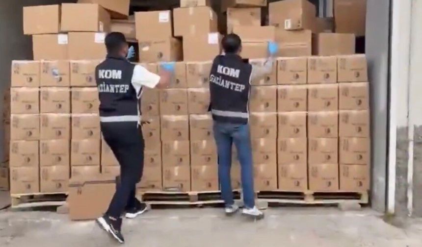 Gaziantep'te binlerce kaçak ilaç ele geçirildi