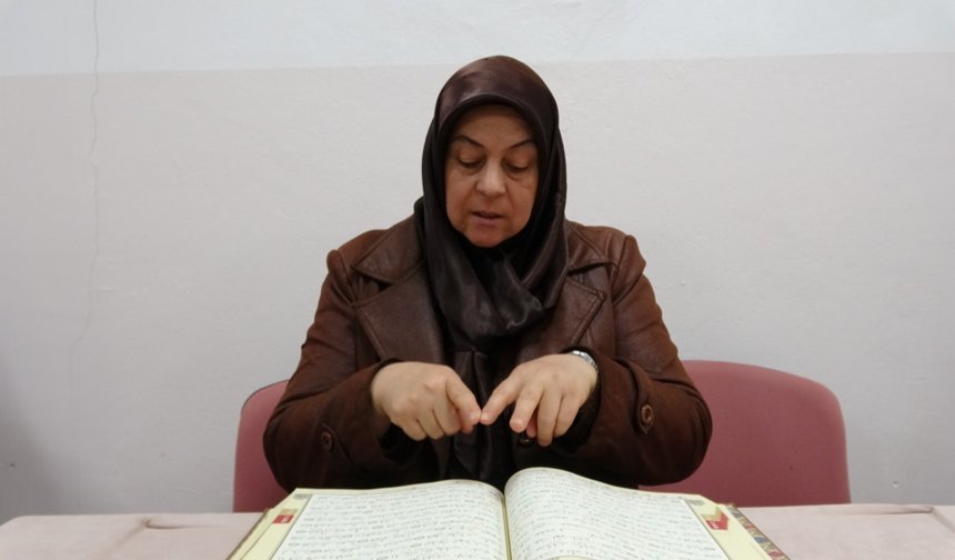 İşaret diliyle Kur’an öğrenerek hayalini gerçekleştirdi