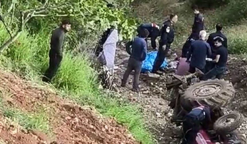 Kontrolden çıkan traktör can aldı