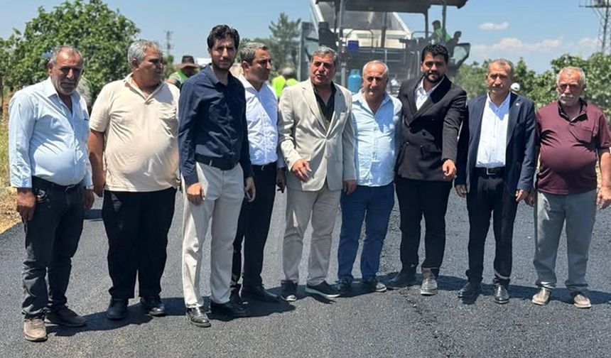Araban ilçesinde vatandaşlar asfalt için kurban kesti