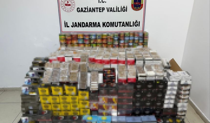 Milyonluk kaçak tütün ürünleri ele geçirildi