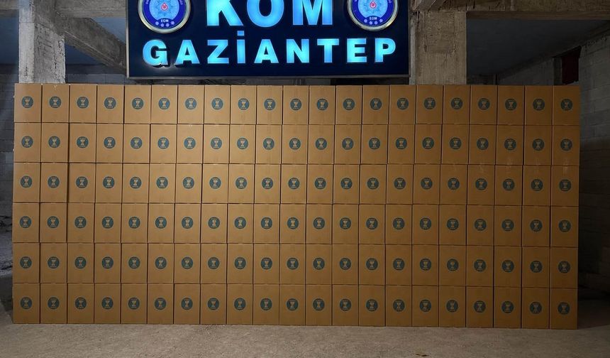 Milyonlarca kaçak makaron ele geçirildi